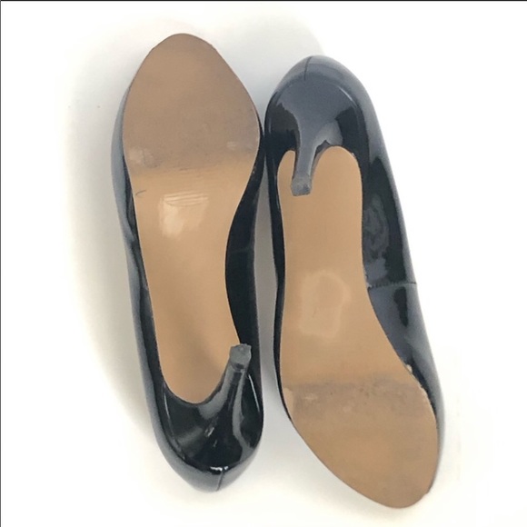 Tahari Regal Patent Leather Peep Toe Pumps - Picture 4 of 6
